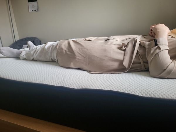 Back sleeping on the Nectar Mattress