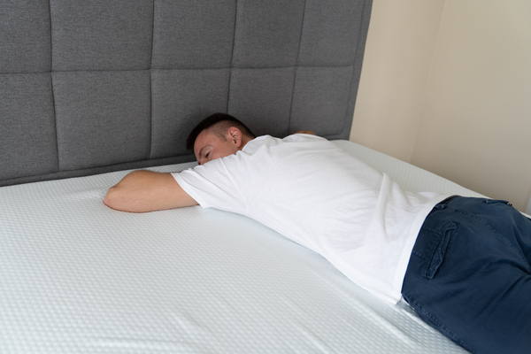 Stomach Sleeping on the Emma Hybrid Comfort Mattress